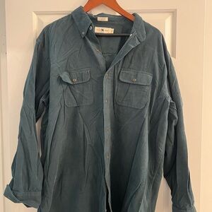 Men's Green Corduroy Shirt